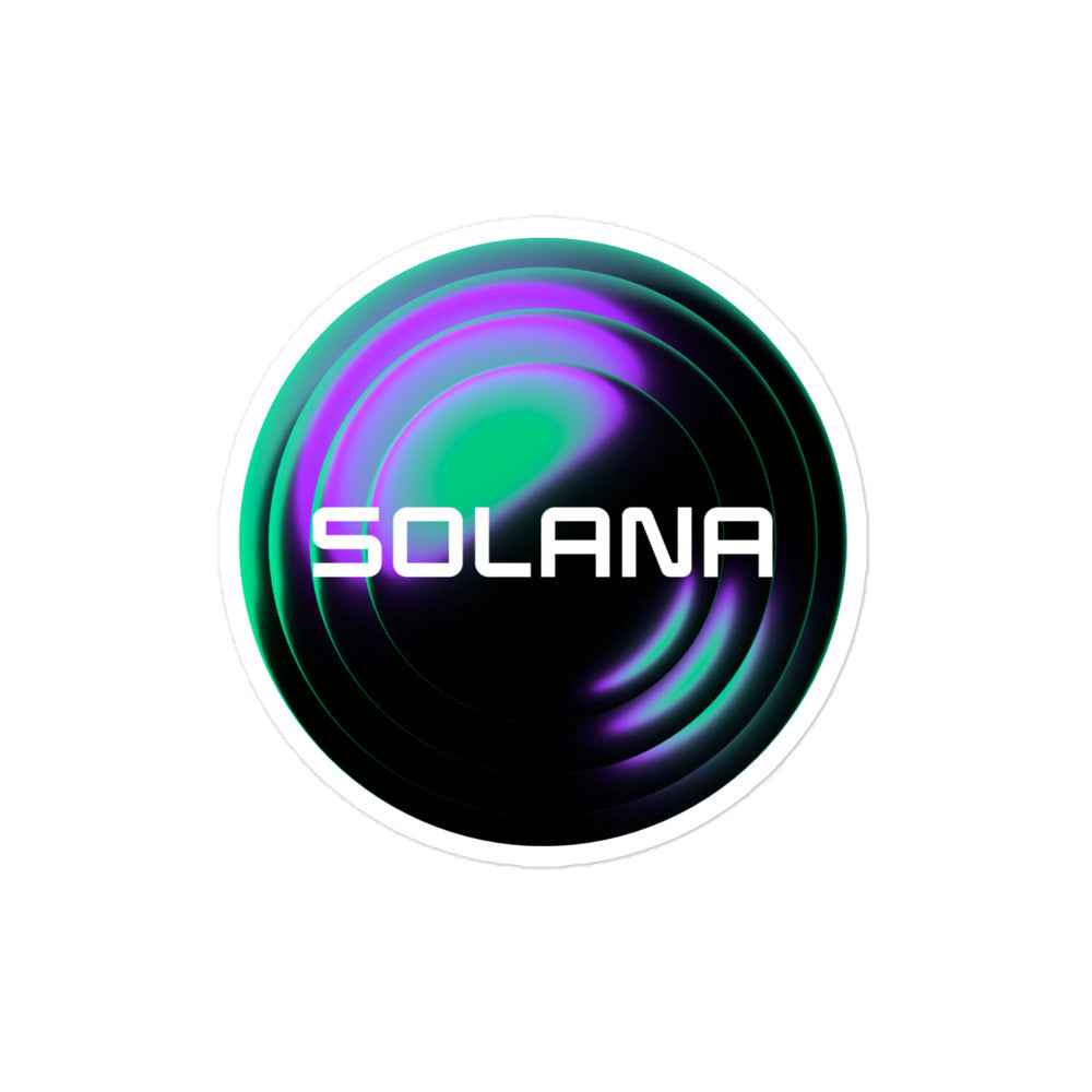 graphic logo solana sticker