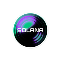 graphic logo solana sticker