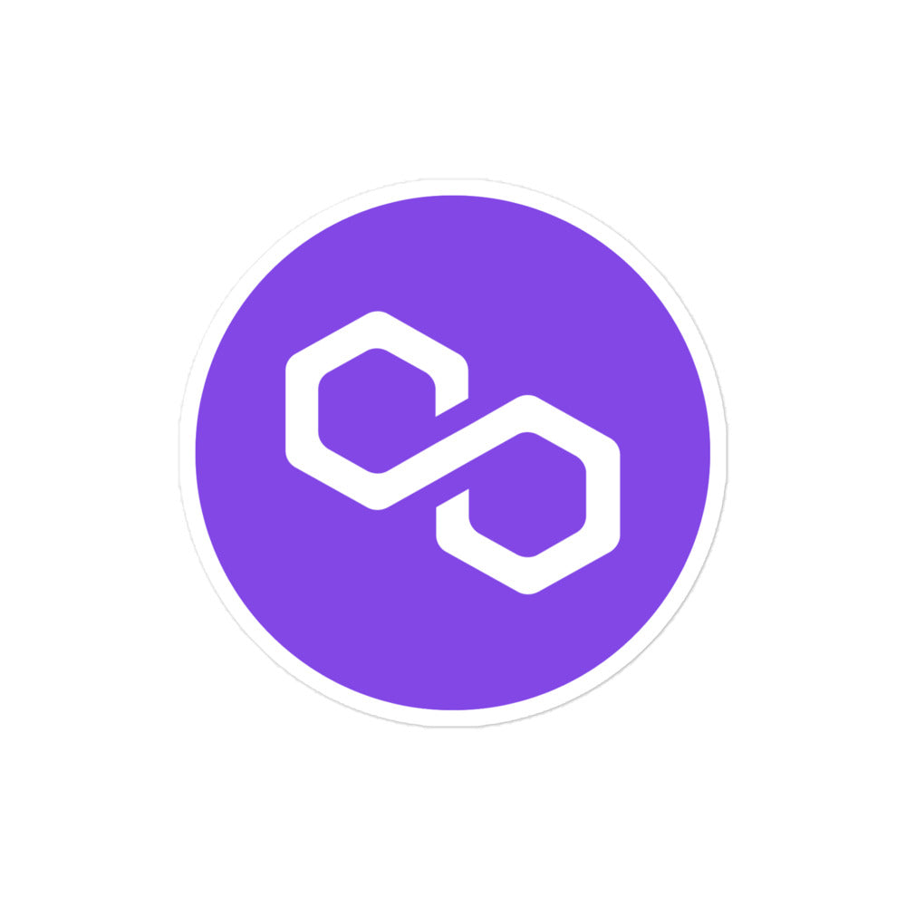 polygon logo sticker