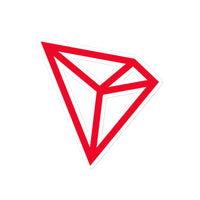 tron trx logo sticker