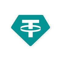 usdt tether logo sticker
