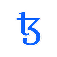 tezos logo sticker