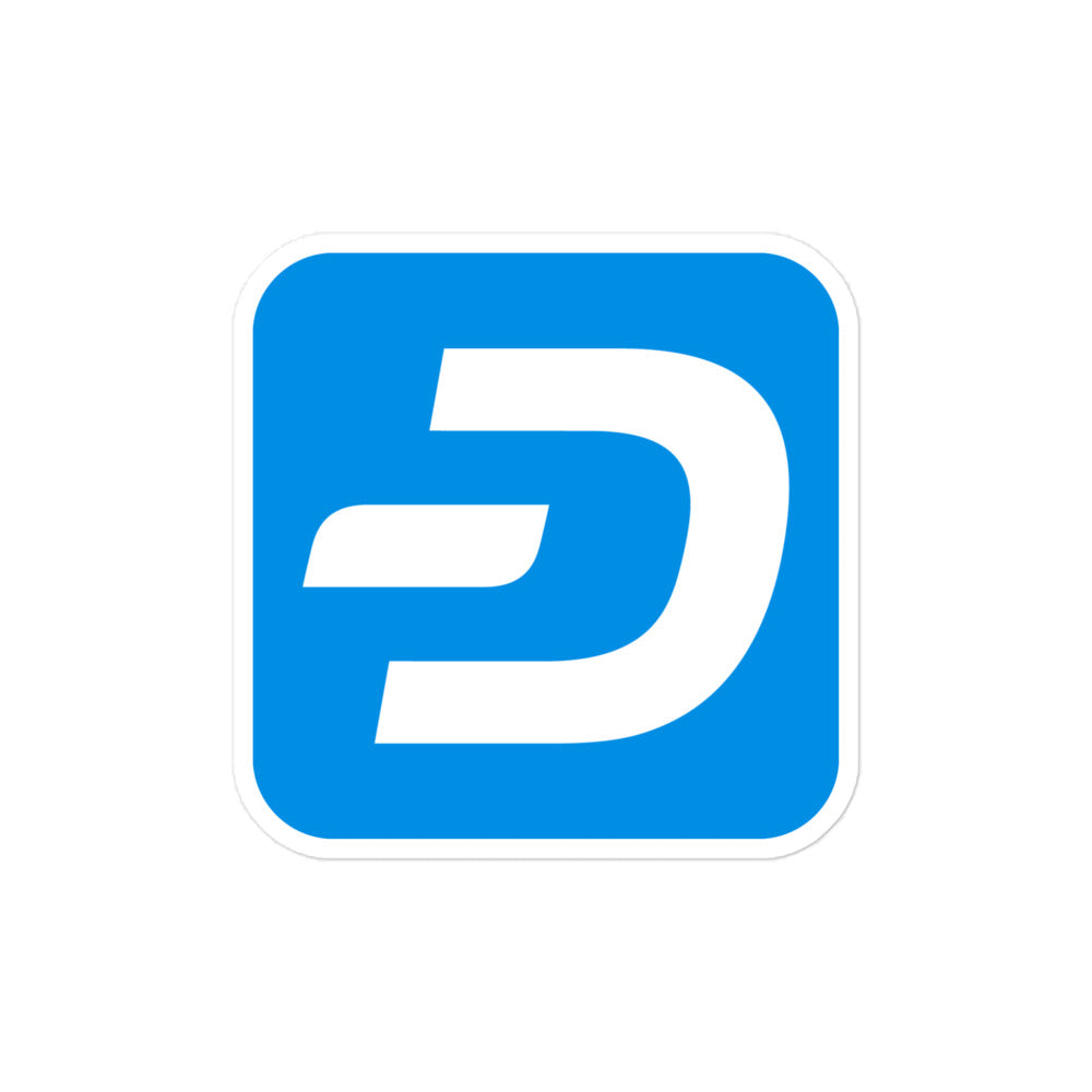 dash logo sticker