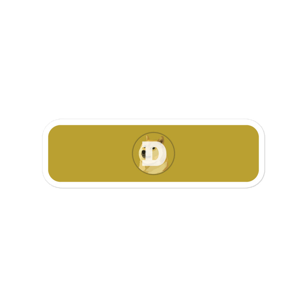 dogecoin sticker