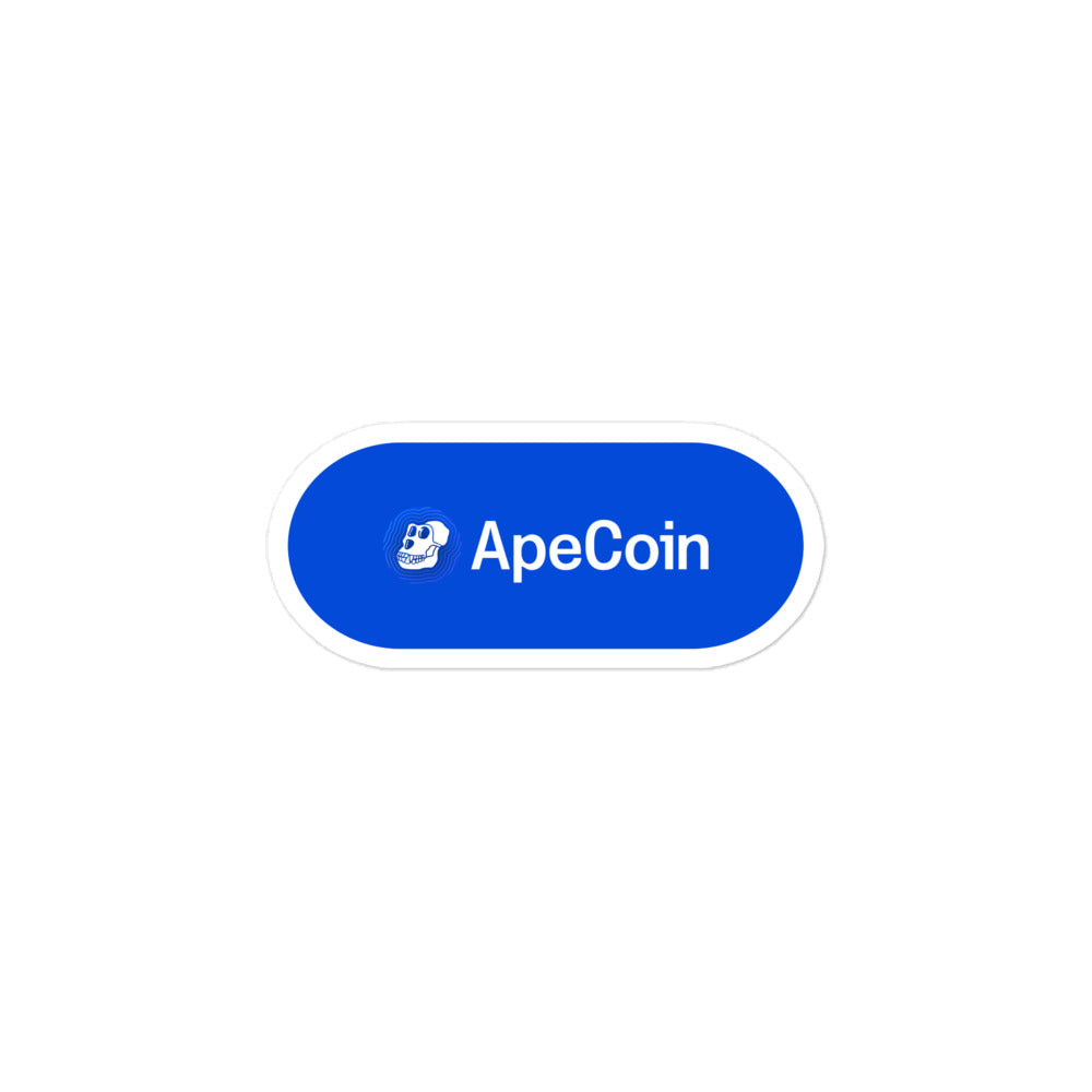 ape apecoin logo sticker