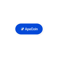 ape apecoin logo sticker