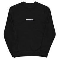 polygon graphic crewneck black