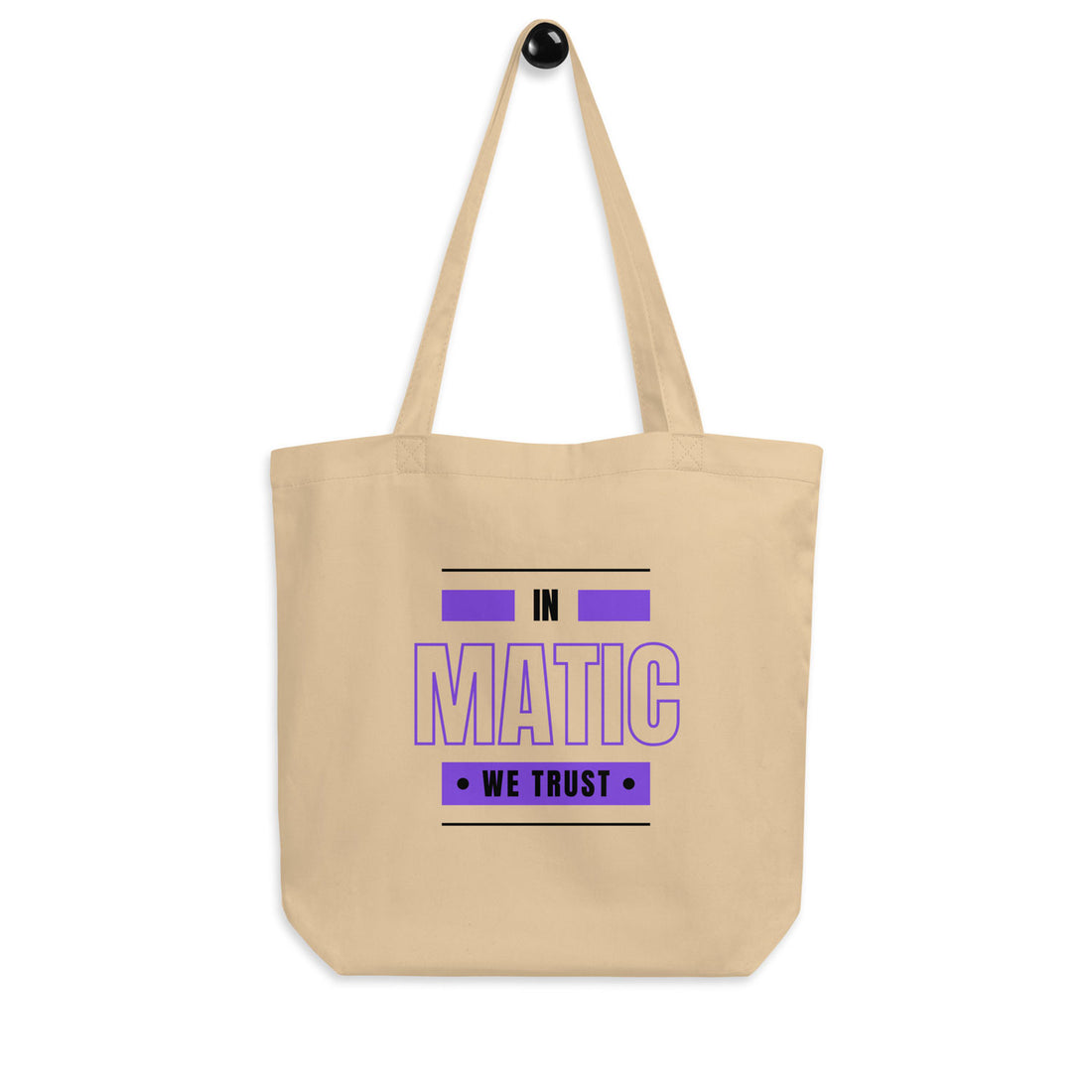 polygon matic tote bag