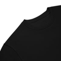 near logo crewneck black
