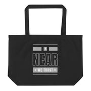 near large tote bag black