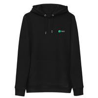 neo logo hoodie black