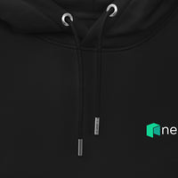 neo logo hoodie black