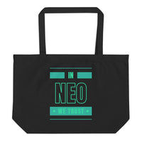neo large tote bag black