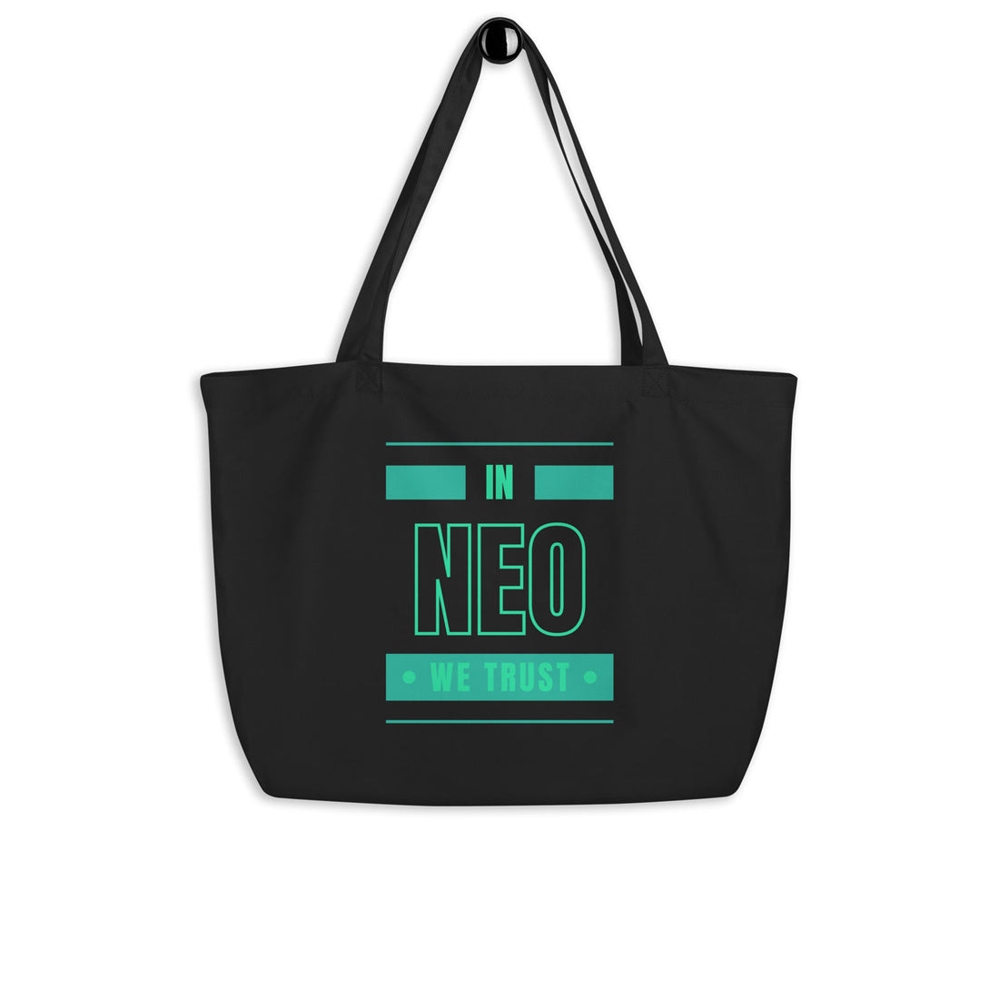 neo large tote bag black