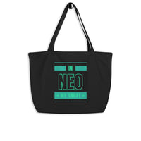 neo large tote bag black