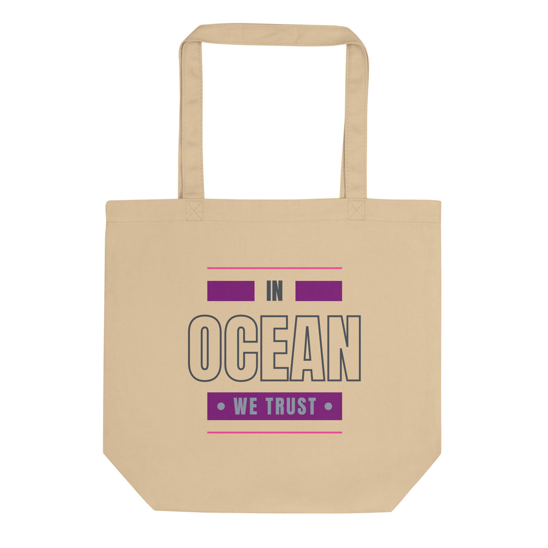 ocean token tote bag