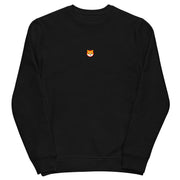shiba inu black logo crewneck