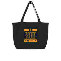 shiba inu token tote bag black