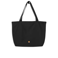 shiba tote bag black