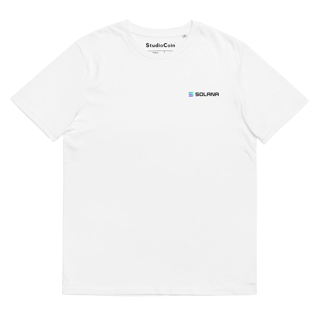 solana logo tshirt white