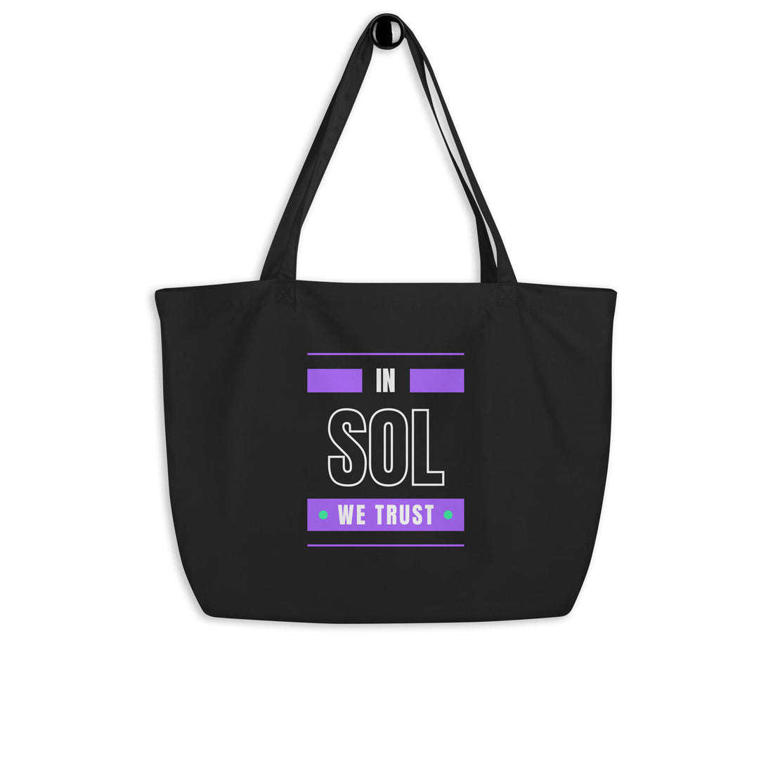 black solana totebag