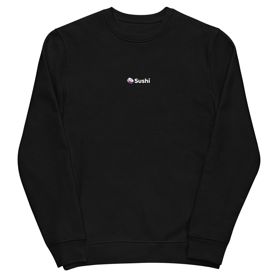 sushi swap logo crewneck black