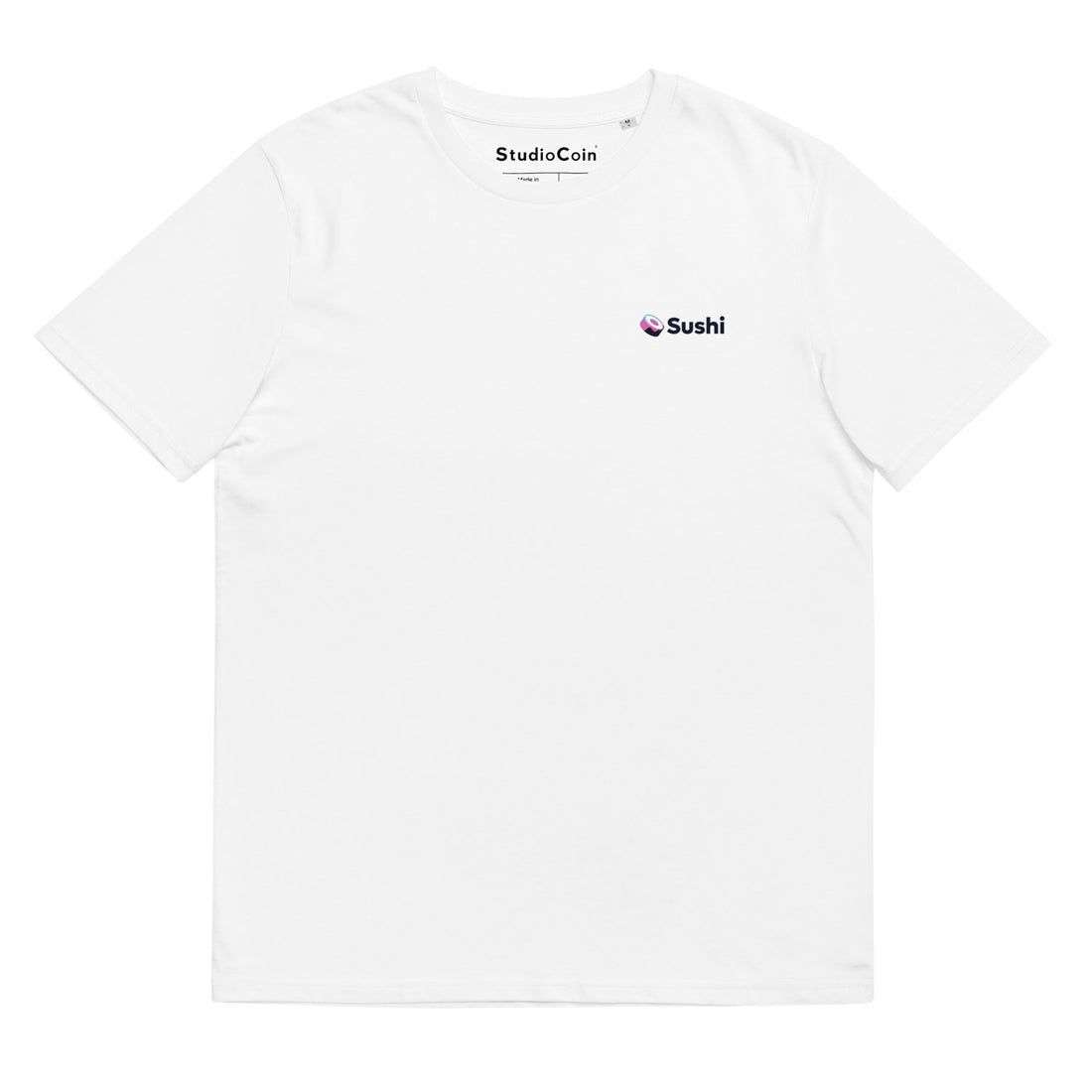 sushi swap logo tshirt white