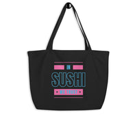 sushi swap large tote bag black