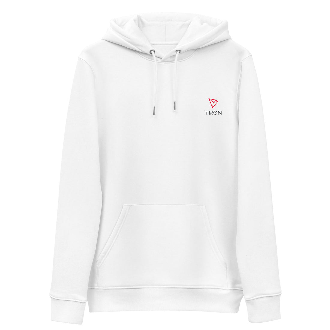 tron trx logo hoodie white