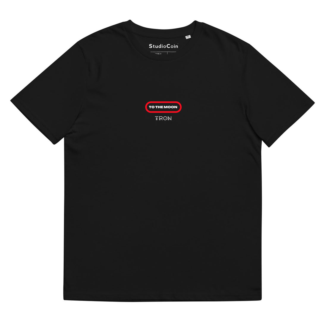 tron to the moon tshirt black