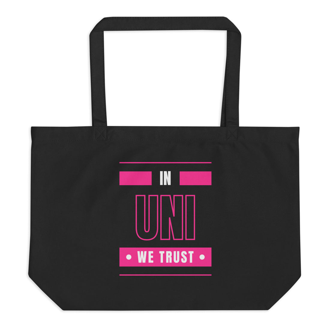 uniswap large tote bag black