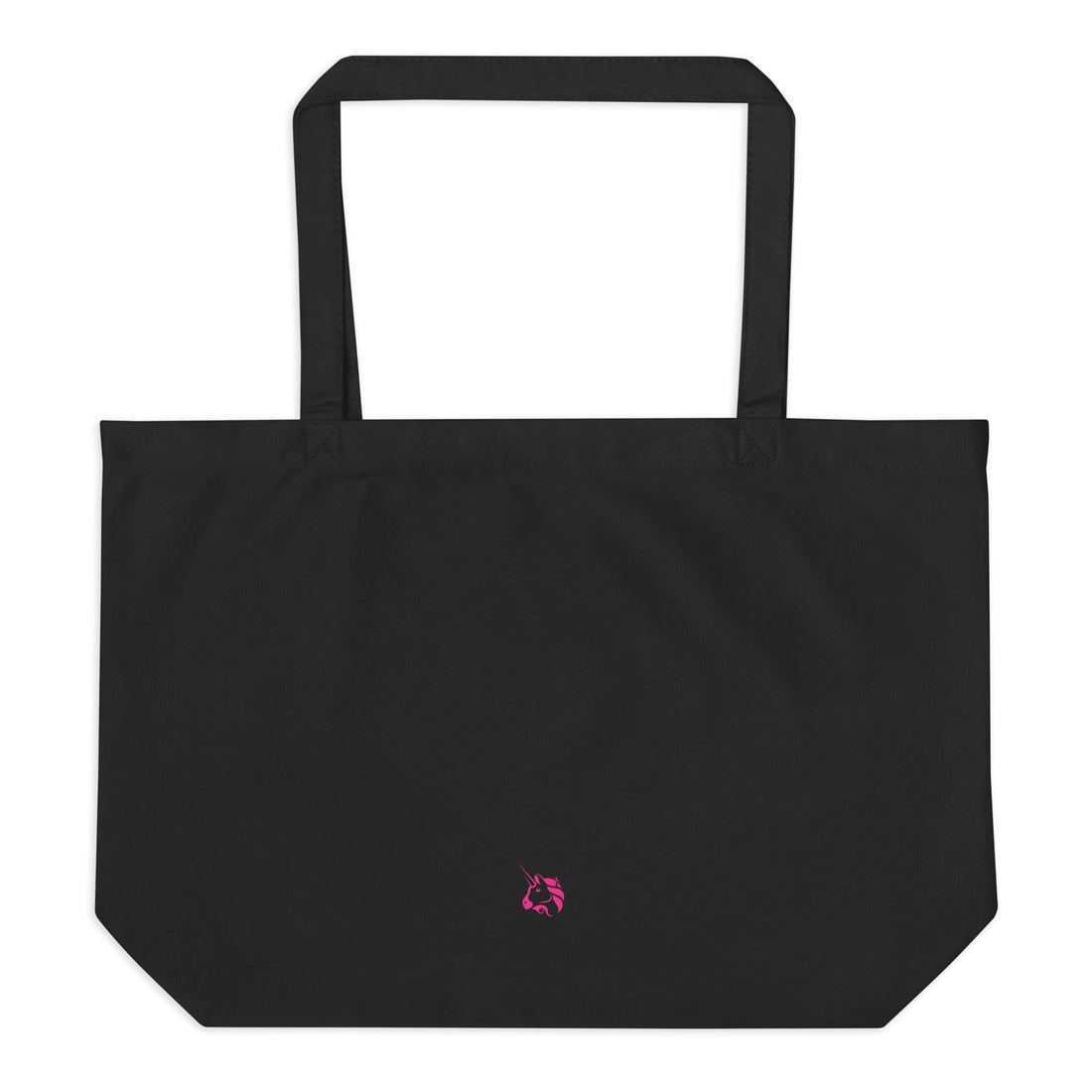 uniswap large logo tote bag black