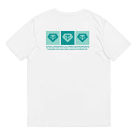 usdt tether merch logo graphic tshirt white