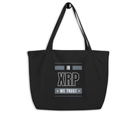 xrp large tote bag black