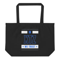 tezos black large totebag