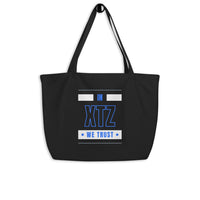 tezos large black totebag