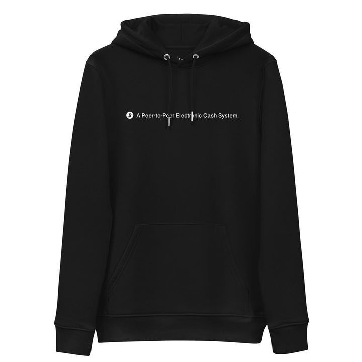 btc bitcoin logo whitepaper hoodie sweatshirt black