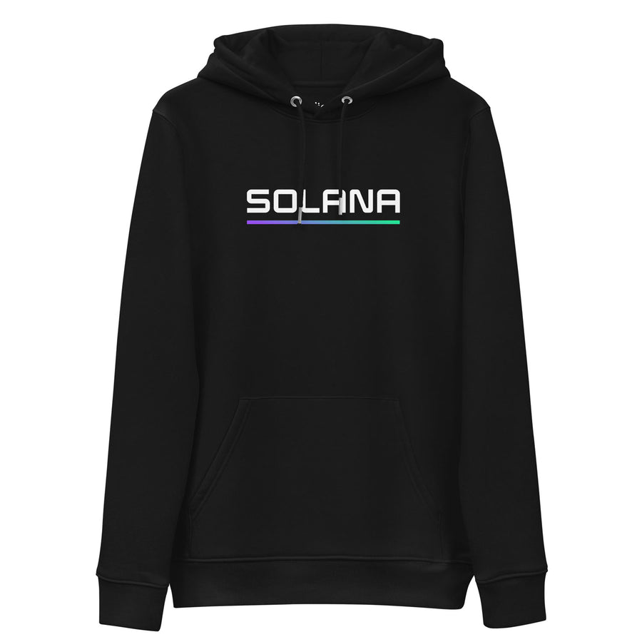 solana logo hoodie black 