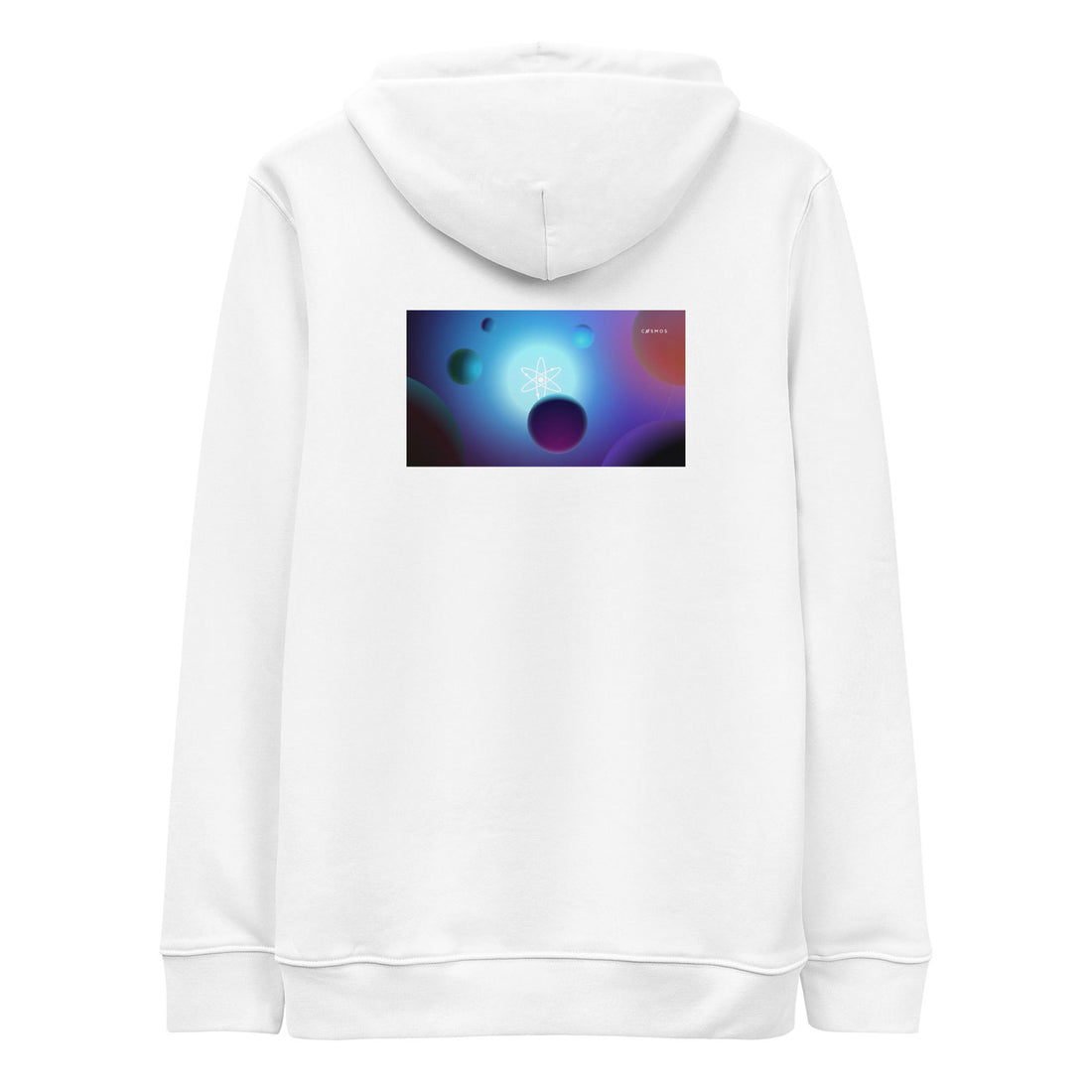 cosmos graphic design hoodie white 
