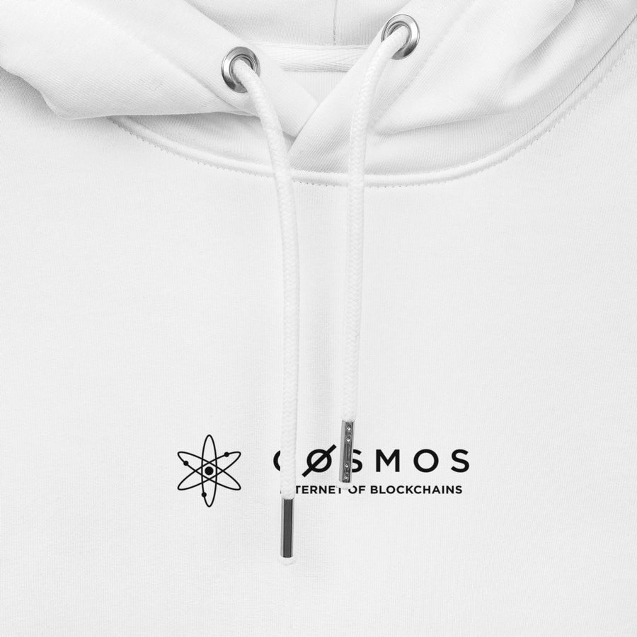 cosmos logo hoodie white
