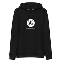avax logo hoodie black