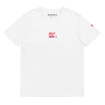 buy the dip avax tshirt white