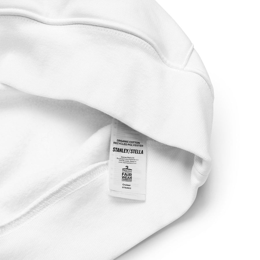 details avalanche merch white logo hoodie