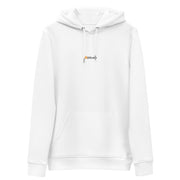 bitcoin back graphic logo hoodie white