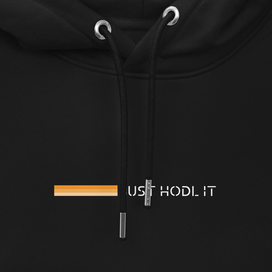 just hodl it bitcoin hoodie black