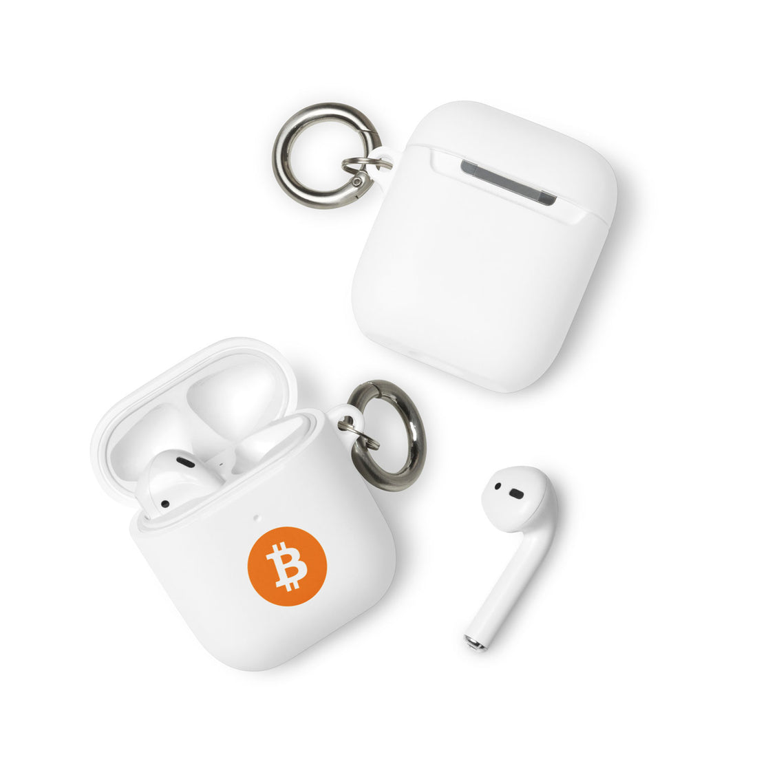 bitcoin btc logo airpods case