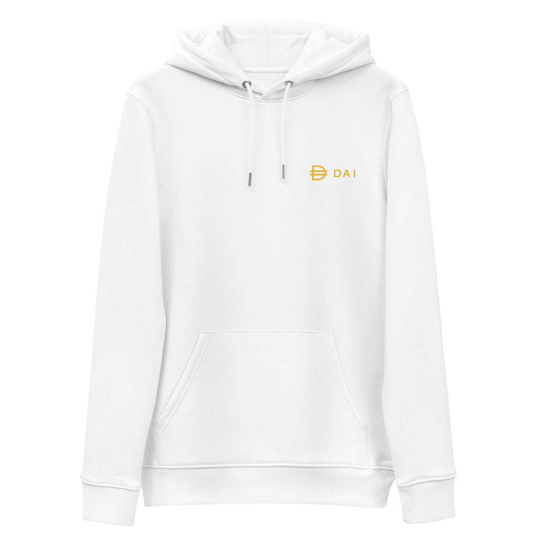 dai classic logo hoodie white