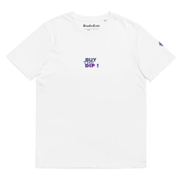 ethereum buy the dip tshirt white