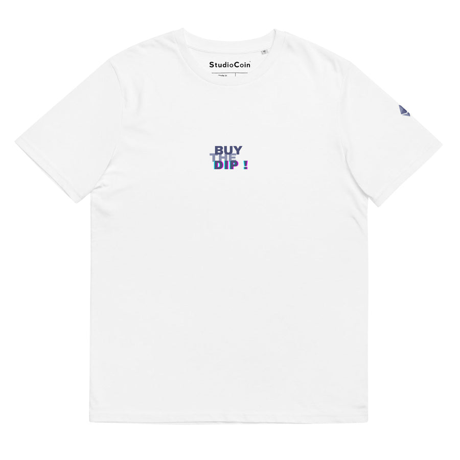 ethereum buy the dip tshirt white