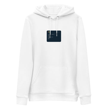 ethereum code graphic hoodie white 